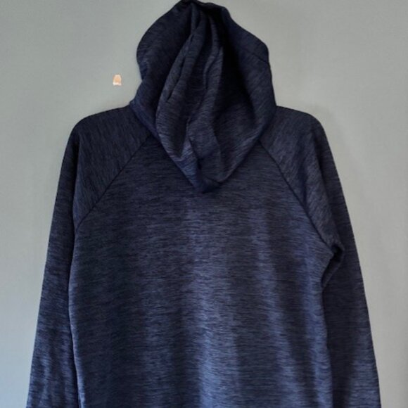 Under Armour Cold Gear Hoodie Loose M Navy Pink Activewear Running Casual Warm - Picture 2 of 9